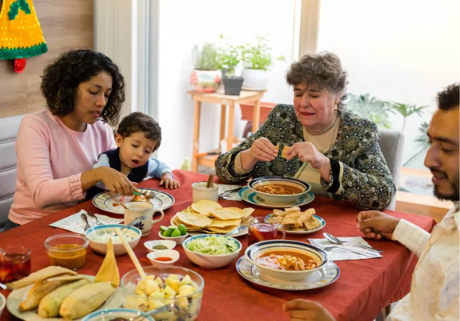 Cena navideña mexicana
